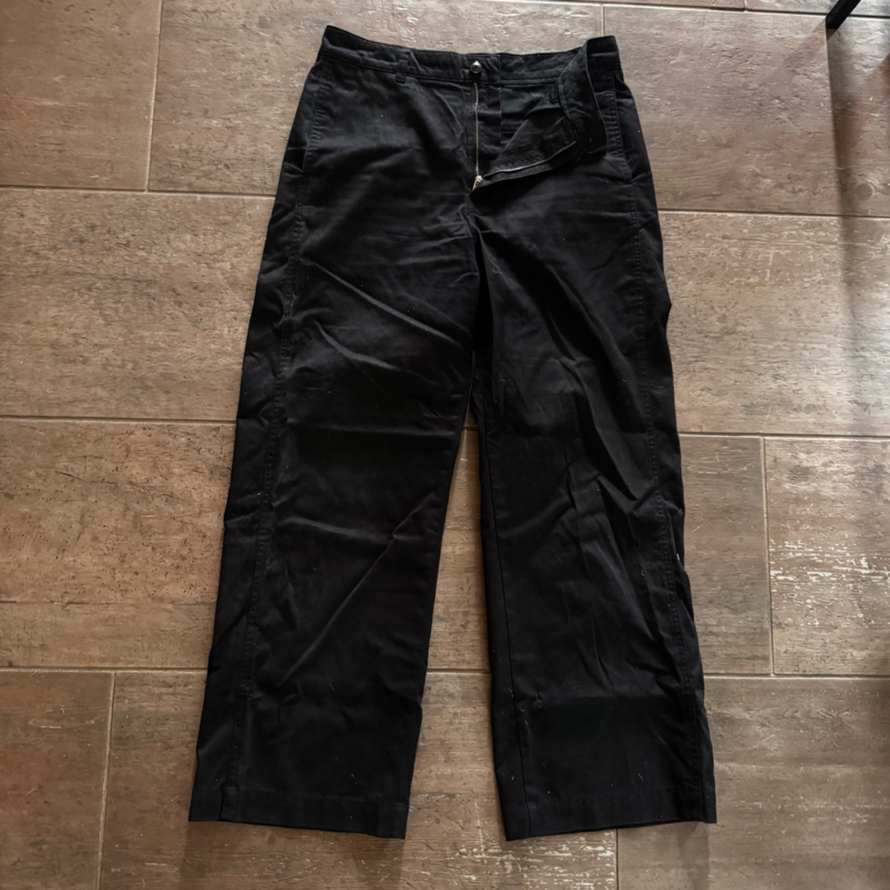 Uniqlo Black Wide-Leg Pants